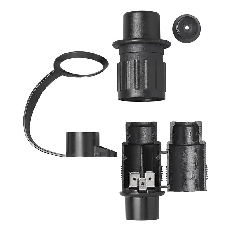 Stecker 3-polig PVC AHK-Stecker 12V / 24V Fahrzeuge Anhängerstecker - Palleon