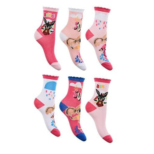 6 Paar Bing Mädchen Socken Kinder Strümpfe - Palleon