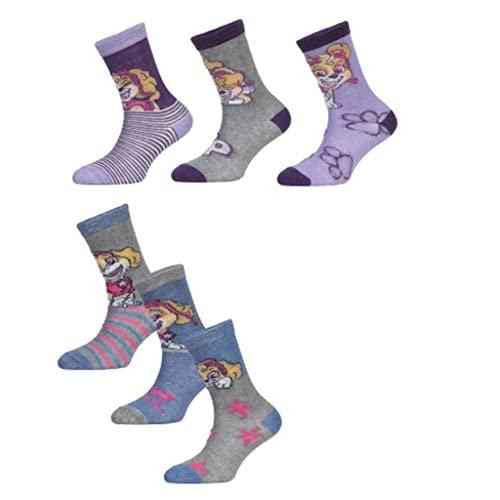 6 Paar Paw Patrol Mädchen Socken Kinder Strümpfe