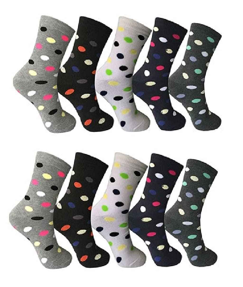 Palleon 12 Paar Damen Thermo Socken mit Innenfrottee – Winterstrümpfe aus Baumwolle – Warm & Weich – Komfortbund – Perfekte Passform – Größe 35–42