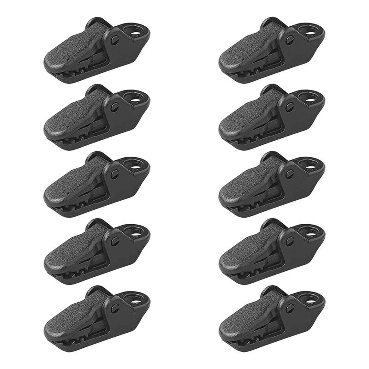 MultiBros Zeltteppichclips - Set von 10 Stück | Robuste Teppich- und Planenhalter | Perfekt für Zeltteppiche, Bodenplanen & Abdeckplanen | Verschleiß- & Stoßfestes POM Material | Sicherer Halt