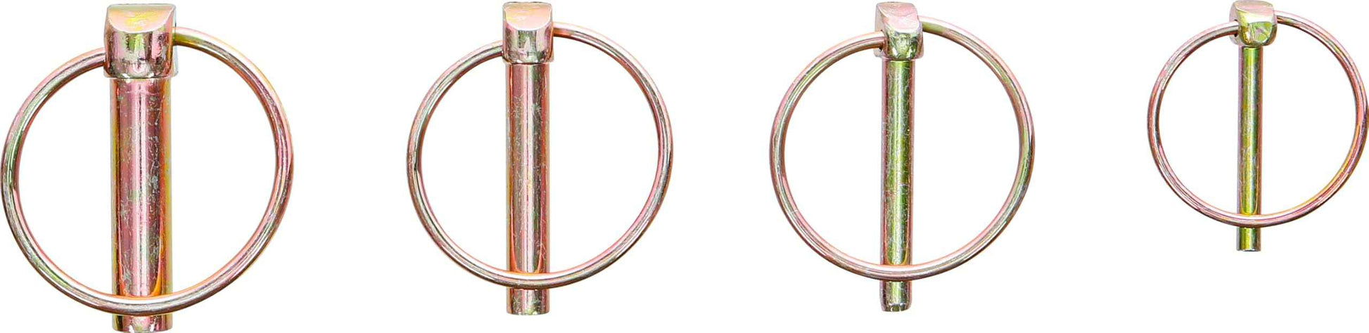 BGS 8087 | Klappsplinte-Sortiment | 50-tlg. | Klappstecker | verzinkt | 4,5 - 6 - 8 - 11 mm