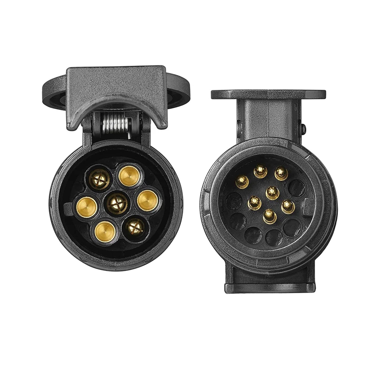ProPlus 343516 Anhängeradapter Kurzadapter Mini kurz Adapter von PKW 13 polig auf Hänger 7 polig