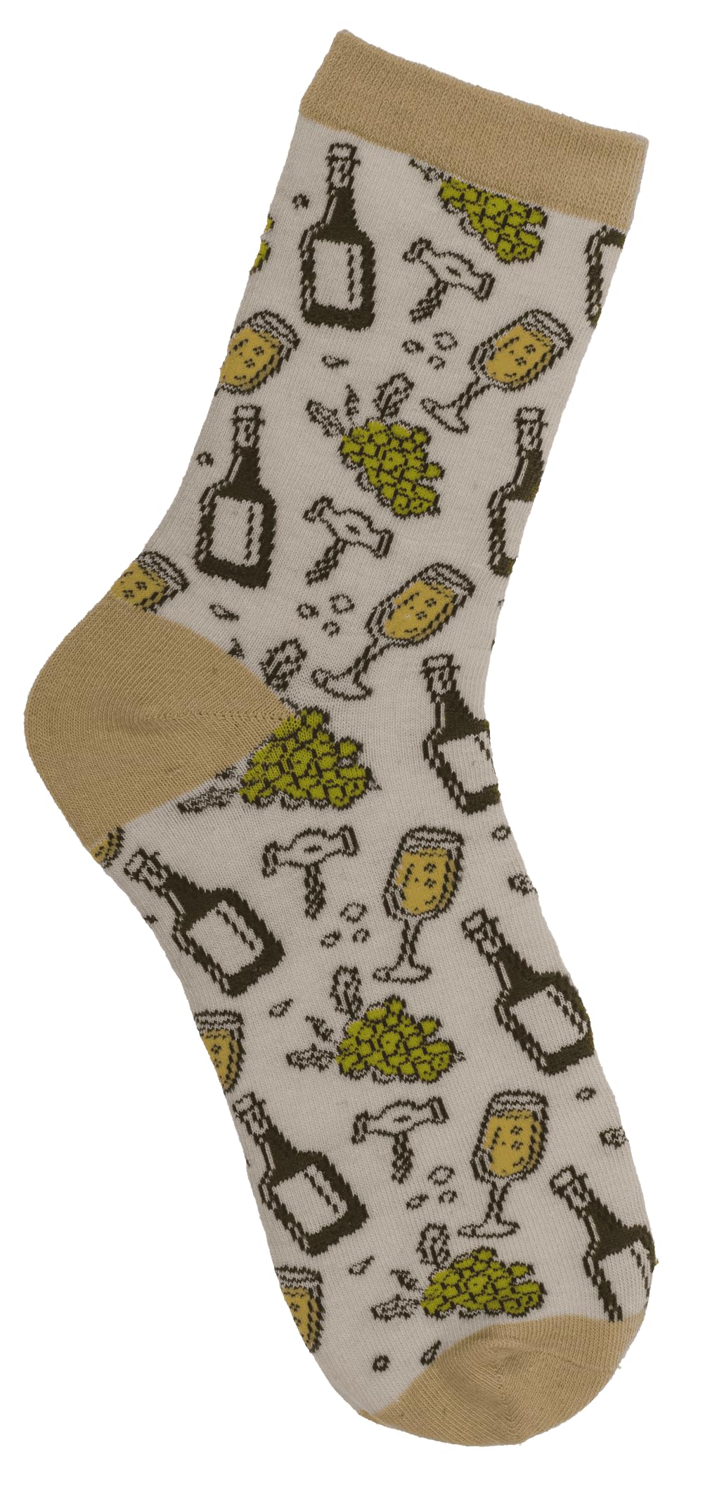 Palleon Wein Socken in Dose – 2 Paar lustige Weinsocken für Damen & Herren | Geschenkidee für Weinliebhaber | Baumwollsocken Einheitsgröße 36–42 in Metall-Dose