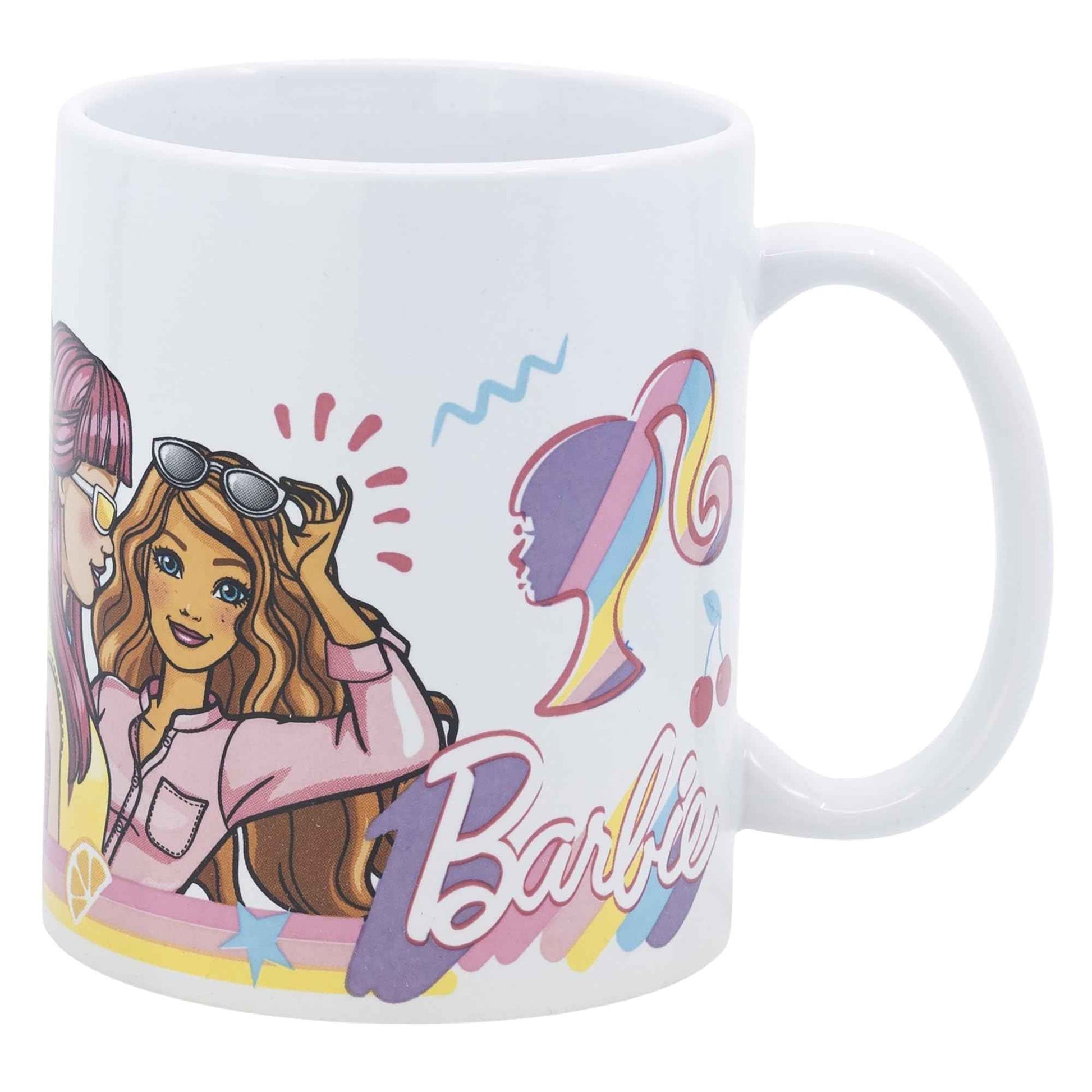 Stor Keramik-Sublimationstasse, 325 ml, in Barbie Box