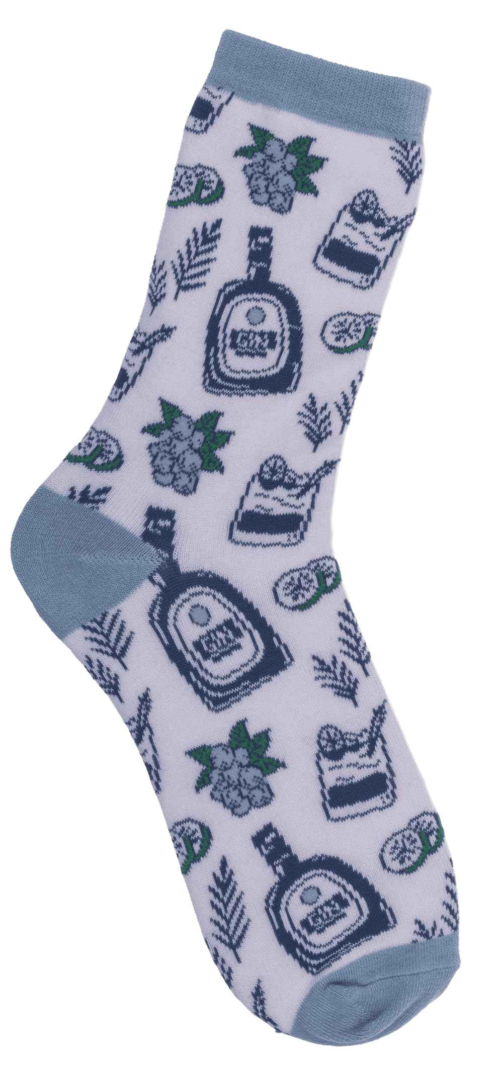 Palleon Socken & Trinkglas Geschenkset in Tube Box – 1 Paar Socken + Glas (280 ml) | Whiskey Gin Rum Lover Geschenk | Einheitsgröße 36–42