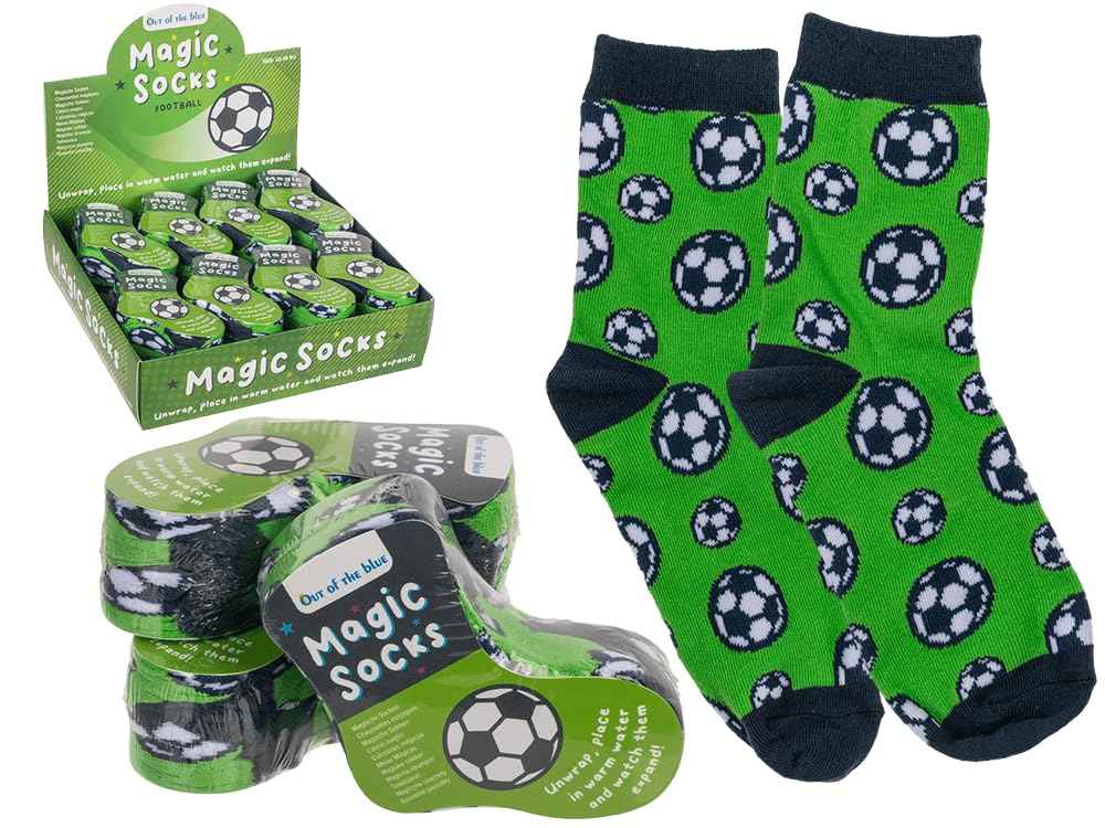 Palleon 4er Pack Magische Kindersocken | Zaubersocken mit Space-, Monster-, Fußball-, Einhorn- & Capybara-Motiven | Größe 22–34 | weich & atmungsaktiv | Geschenkidee für Kinder