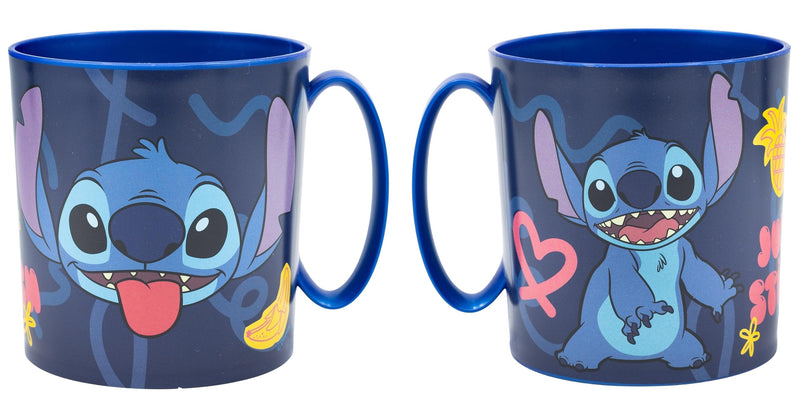 2er Set Lilo & Stitch Trinkbecher Henkel-Tasse Kindertasse BPA frei 350 ml Mikrowellen geeignet