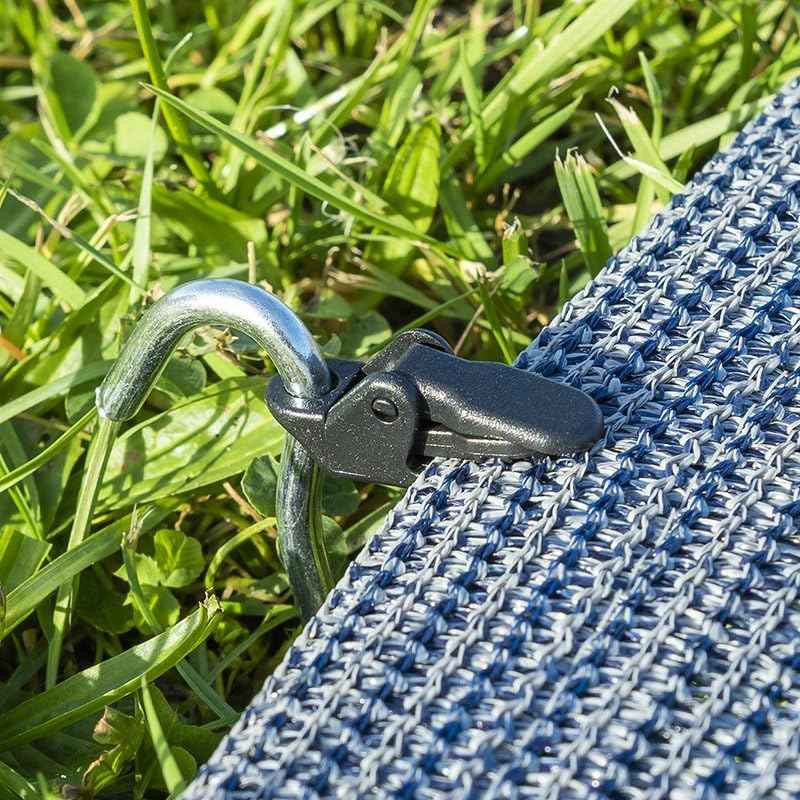 MultiBros Zeltteppichclips - Set von 10 Stück | Robuste Teppich- und Planenhalter | Perfekt für Zeltteppiche, Bodenplanen & Abdeckplanen | Verschleiß- & Stoßfestes POM Material | Sicherer Halt