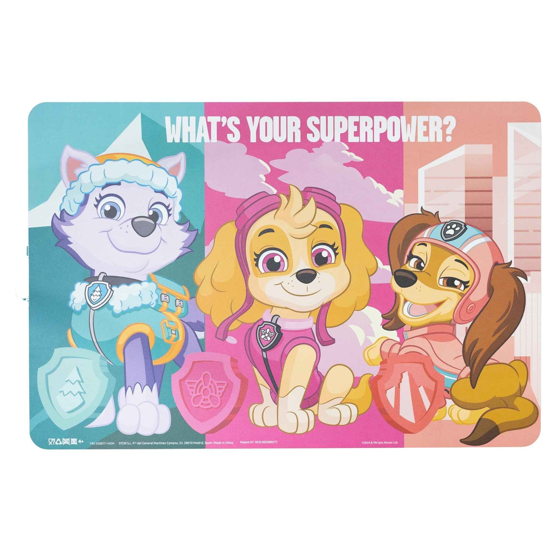 Stor Kinder-Tischdecke Paw Patrol Girl