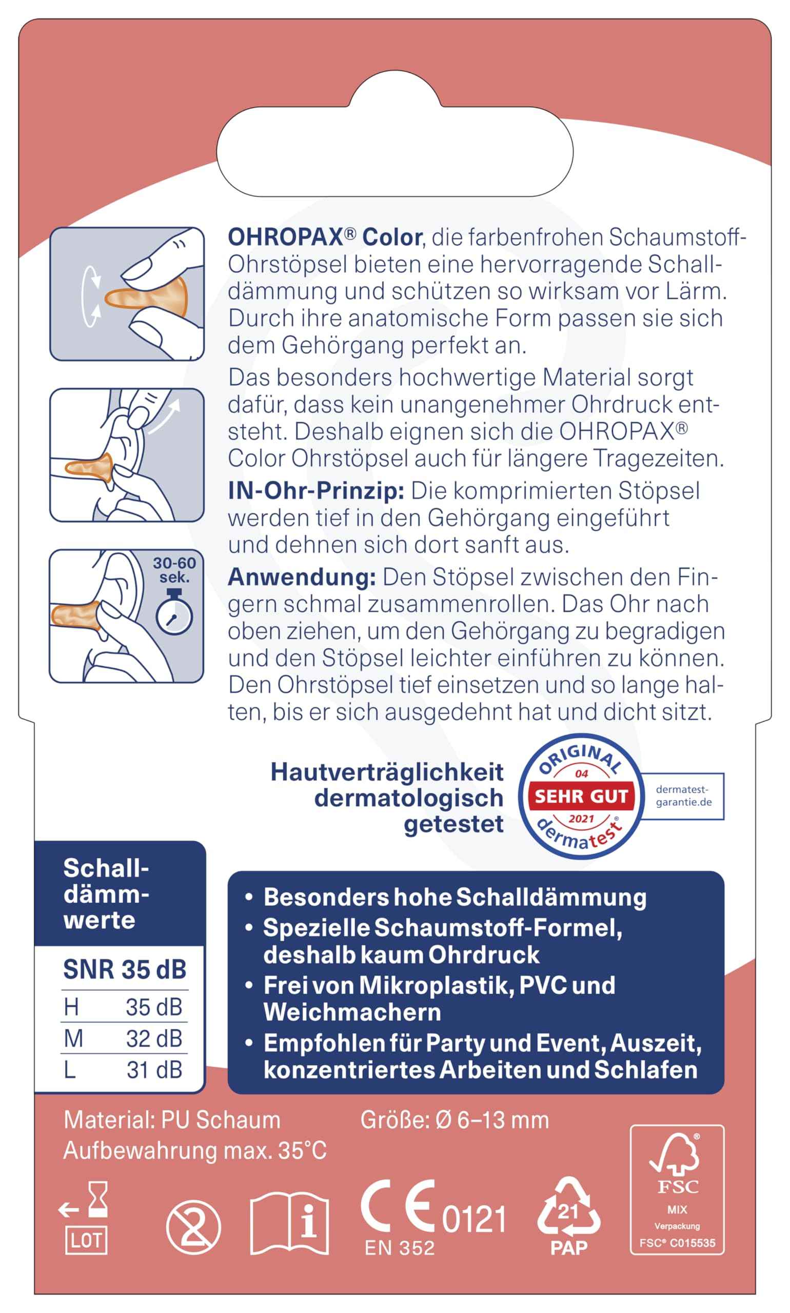 OHROPAX Color