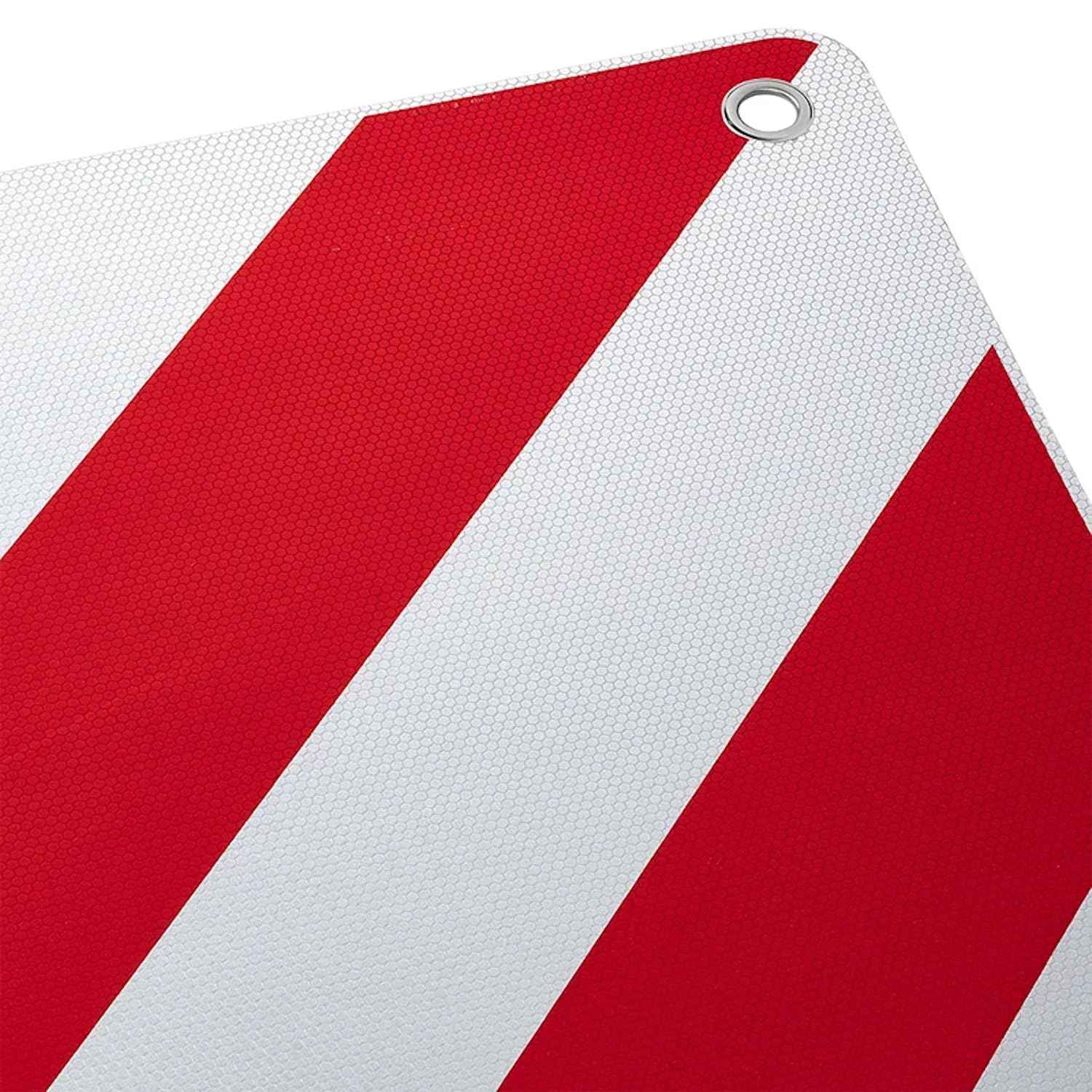 ProPlus Warntafel PVC Rot-Weiß Italien Spanien 2in1 Wohnwagen Warntafeln Warnschild 50cm