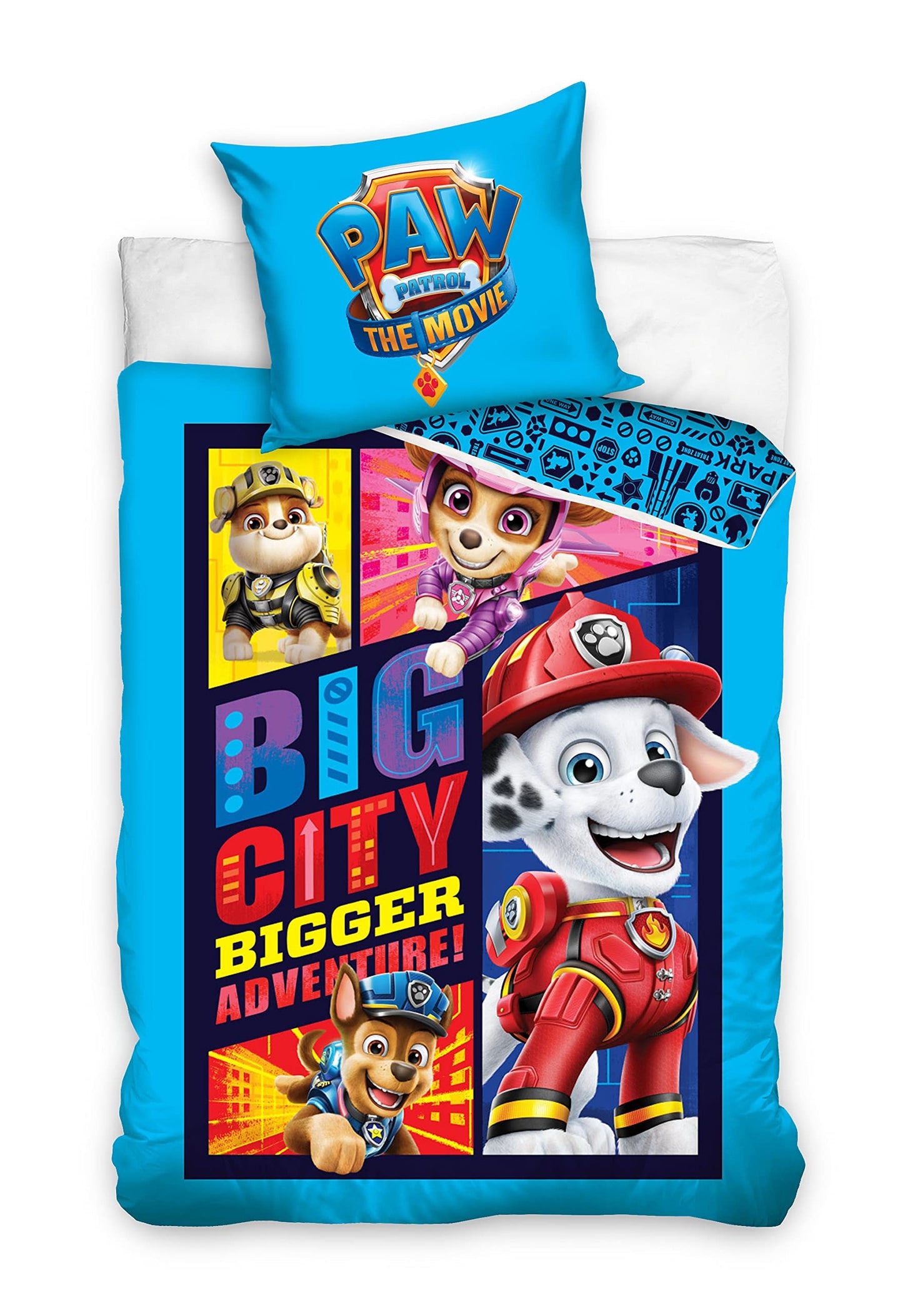 Paw Patrol Bettwäsche 135x200-80x80cm PAWM211001