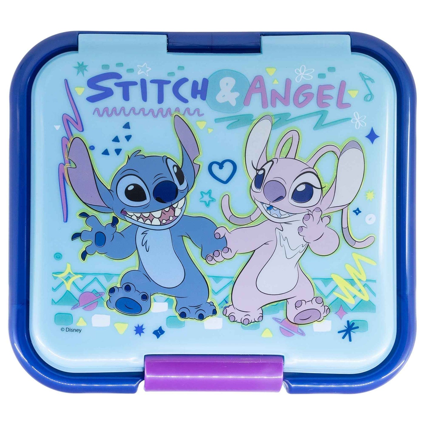 Robuesta Multi-Lunchbox für Kinder mit 3 Fächern von Stitch