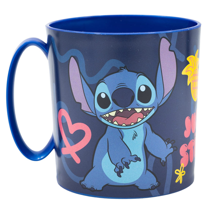 2er Set Lilo & Stitch Trinkbecher Henkel-Tasse Kindertasse BPA frei 350 ml Mikrowellen geeignet