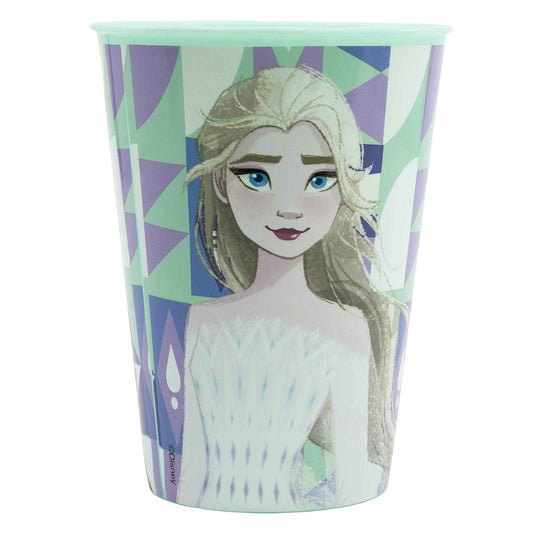 Stor WIEDERVERWENDBARER KINDERBECHER AUS BPA-FREIEM KUNSTSTOFF 260 ML | FROZEN ICE MAGIC, Blau