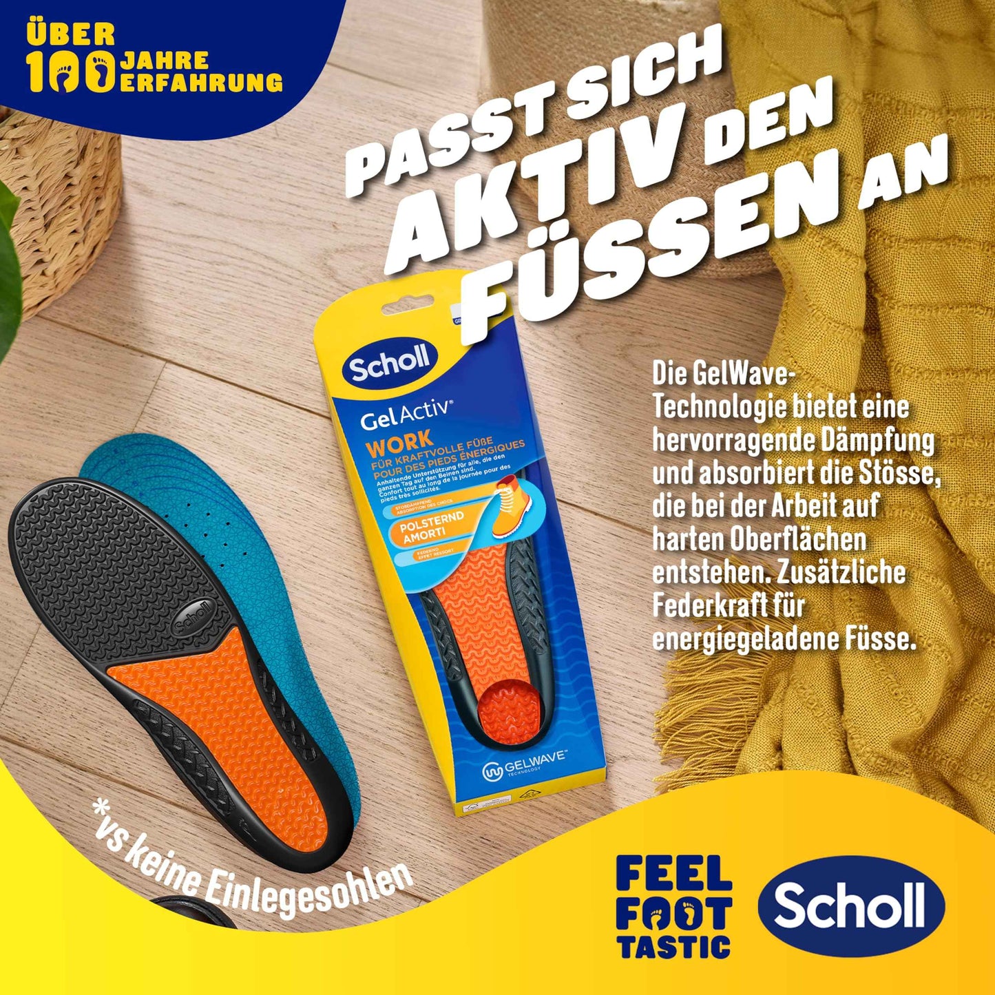 Scholl GelActiv Work Einlegesohlen