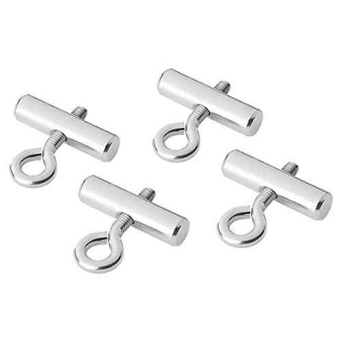 MULTIBROS 4 Stück Endstopper für Kederschiene Kederstopper Blockierungskit Kederöse 5-6mm oder 8-10mm