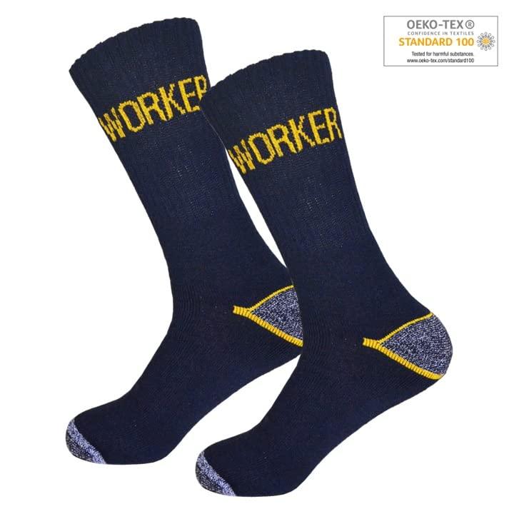 10 Paar Herren Arbeitssocken Worker Socken robuste - atmungsaktive Berufssocken