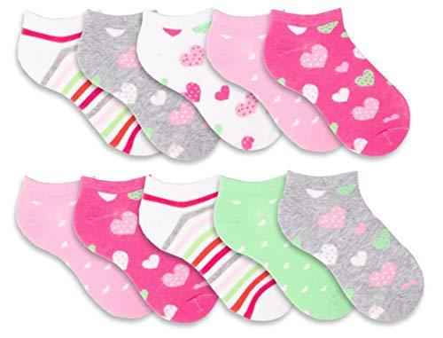 10 Paar Kinder Sneaker Socken Jungen & Mädchen Füßlinge Freizeit Sport