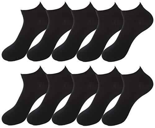 10 Paar Kinder Sneaker Socken Jungen & Mädchen Füßlinge Freizeit Sport
