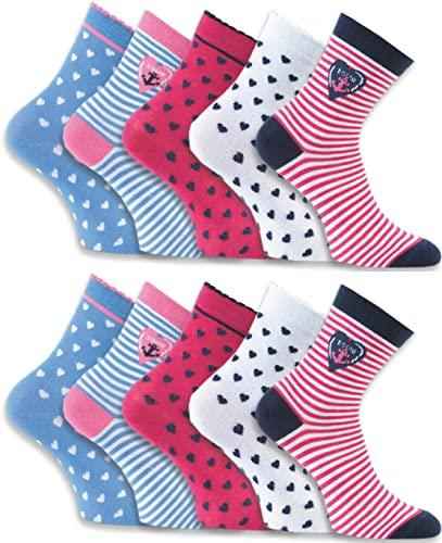 10 Paar Mädchen Socken | Kinder Strümpfe | Kindersocken