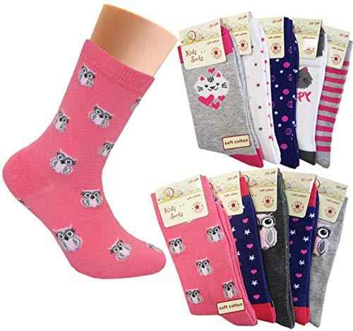 10 Paar Mädchen Socken | Kinder Strümpfe | Kindersocken