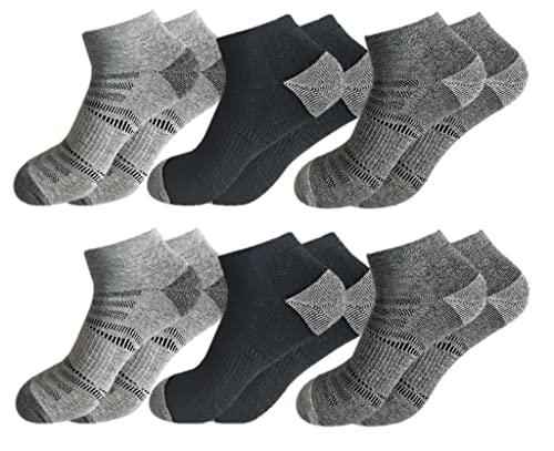 12 Paar Herren Sport Freizeit Sneaker Socken Füßlinge Baumwolle