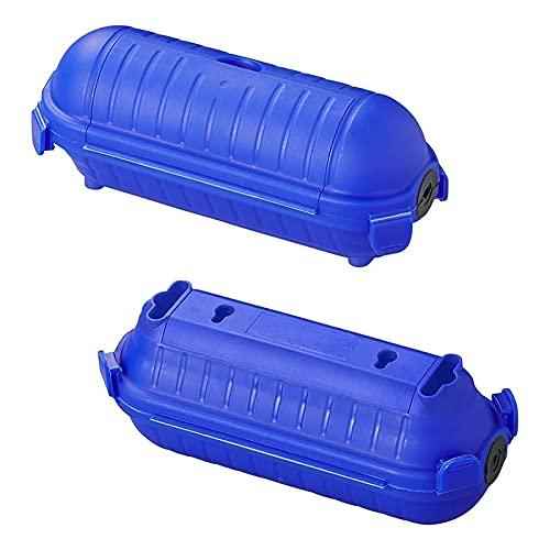 2 Stück Sicherheitsbox für CEE oder Schuko Stecker Outdoor Safebox Schutzbox für Kabel Kabelverbinder