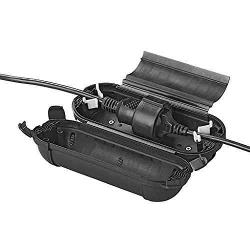 2 Stück Sicherheitsbox für CEE oder Schuko Stecker Outdoor Safebox Schutzbox für Kabel Kabelverbinder