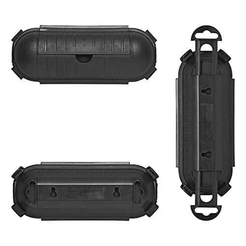 2 Stück Sicherheitsbox für CEE oder Schuko Stecker Outdoor Safebox Schutzbox für Kabel Kabelverbinder