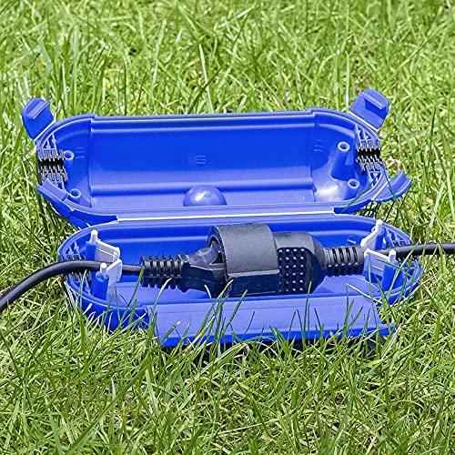 2 Stück Sicherheitsbox für CEE oder Schuko Stecker Outdoor Safebox Schutzbox für Kabel Kabelverbinder