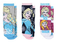 3 Paar Frozen Mädchen Terry ABS Socken | Kinder Winter Eiskönigin Stoppersocken - Palleon