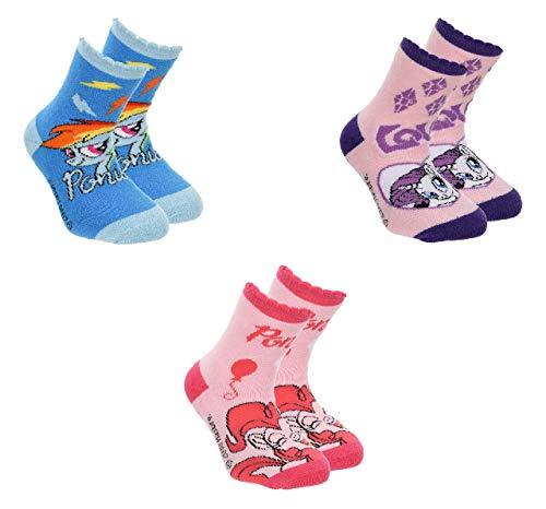 3 Paar Minnie Mädchen Terry ABS Socken | Kinder Winter Stoppersocken