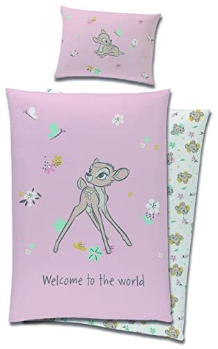 Babybettwäsche Baumwolle Disney Bambi 90x120 cm + 40x60 cm