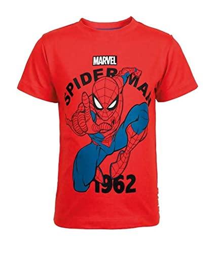 Spiderman Jungen T-Shirt | Kinder Kurzarm Shirt Mehrfarbig 92