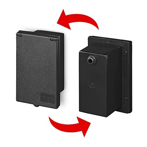 ProPlus CEE-Einspeisestecker Einbau rechteckig schwarz - Palleon