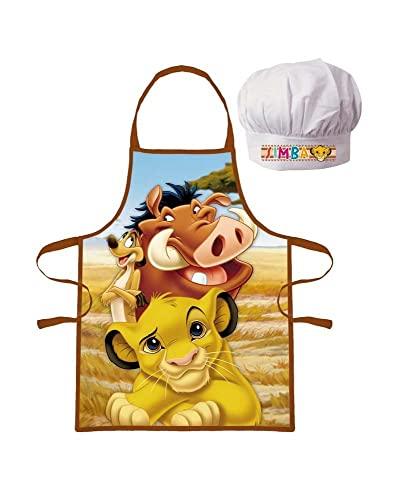 Javoli Disney König der Löwen Kochschürze-Set Koch-Set Kinder Koch-Set The Lion King Apron and Chef Hat