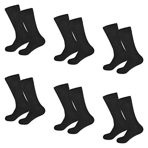 12 Paar Damen Socken | Frauen schwarz karo Baumwolle Strümpfe Schwarz 39-42