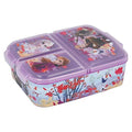 Stor Brotdose mit 3 Fächern für Kinder - Kids Sandwich Box - Lunchbox - Brotbox BPA frei (Disney, Frozen, LOL, Paw Patrol…) Frozen 2
