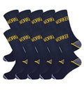 10 Paar Herren Arbeitssocken Worker Socken robuste - atmungsaktive Berufssocken marine 39-42