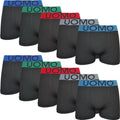 10er Pack Herren Boxershorts Retroshorts Microfaser Pants Unterhosen Mehrfarbig XL-XXL