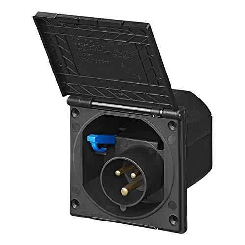 ProPlus CEE-Einspeisestecker Einbau eckig schwarz - Palleon