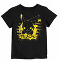 Pokemon T-Shirt Kinder Kurzarm Shirt Schwarz 110-116