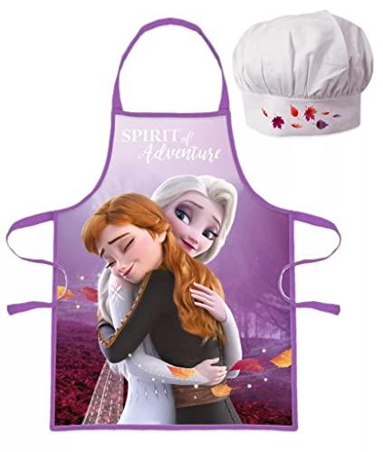Palleon Frozen Die Eiskönigin Kinder Koch-Set Kochschürze und Kochmütze