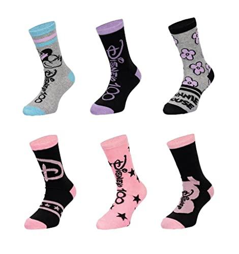 6 Paar Minnie Mädchen Socken | Kinder Strümpfe