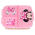 Stor Brotdose mit 3 Fächern für Kinder - Kids Sandwich Box - Lunchbox - Brotbox BPA frei (Disney, Frozen, LOL, Paw Patrol…) Minnie So Edgy Bows