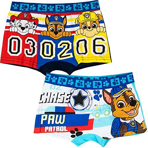 4er Pack Paw Patrol Jungen Boxershorts Kinder Unterhosen - Palleon