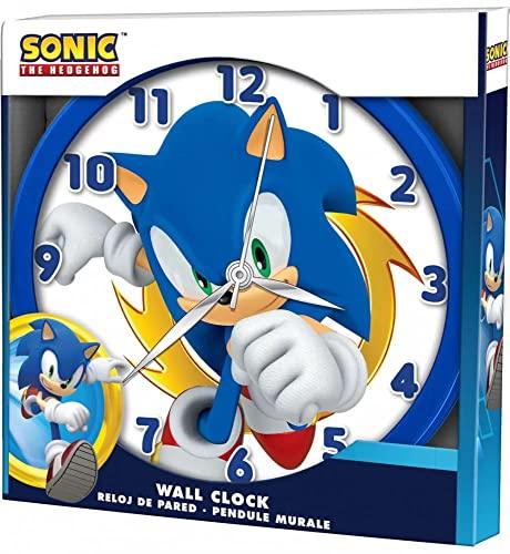 Palleon Sonic Wand-Uhr mit Ziffernblatt zum Lernen Kinder-Uhr für Jungen und Mädchen Kinderzimmer