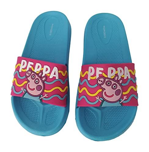 Peppa Pig Mädchen Badelatschen Kinder Sommer Hausschuhe Badeschlappen Sandalen